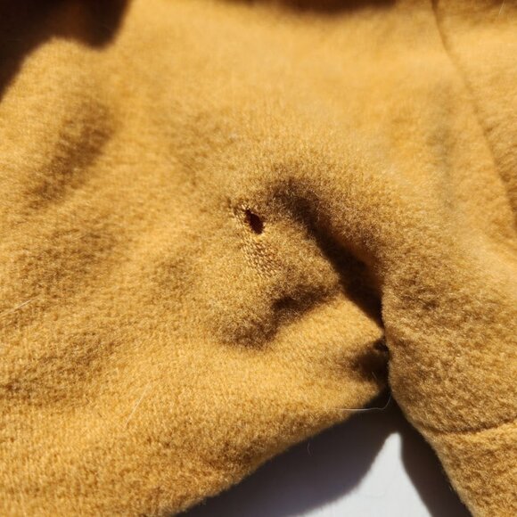 VINTAGE I. Magnin & Co. Cheetah Print Fur Mink Trench Coat Jacket Size M - Picture 12 of 16